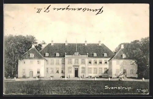 AK Svenstrup, Blick auf Schloss