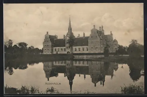 AK Rosenholm, Blick zum Schloss