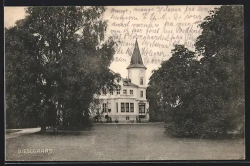 AK Giesegaard, Blick zum Schloss
