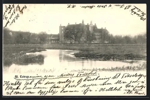 AK Gl. Estrup, Blick zum Schloss
