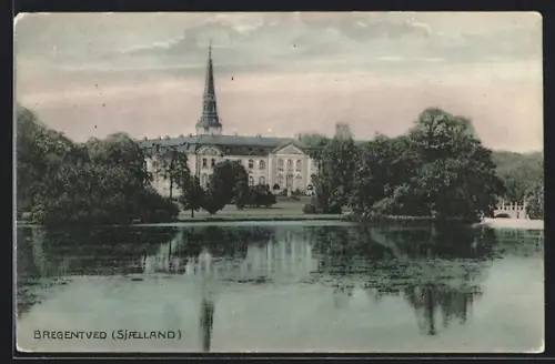 AK Bregentved /Sjaelland, Blick auf Schloss