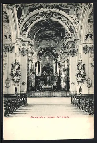 AK Einsiedeln, Inneres der Kirche