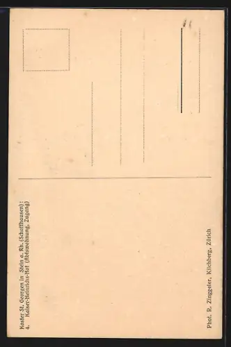 AK Stein a. Rh., Kloster St. Georgen, Kaiser-Heinrichs-Hof, Zugang zur Abtswohnung