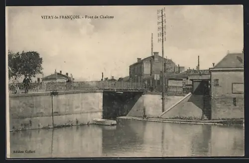 AK Vitry-le-Francois, Pont de Chalons