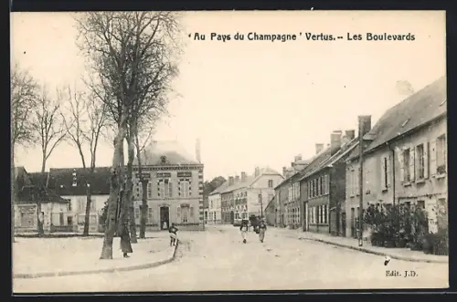 AK Vertus, Au Pays du Champagne, Les Boulevards