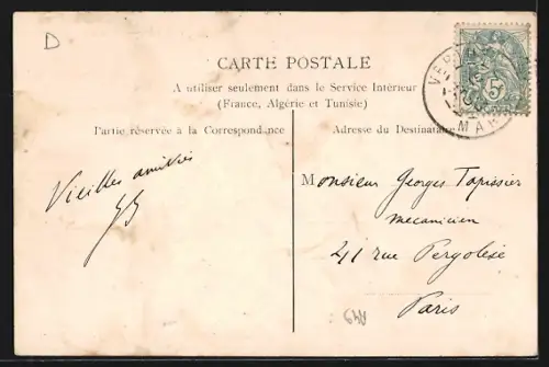 AK Vertus, Rue d`Epernay, Strassenpartie