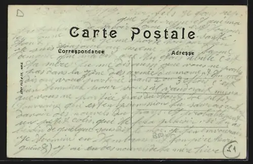 AK Les Venteaux /Marne, Commune de Montigny-sur-Vesle, Villa de M. Laurent, filateur