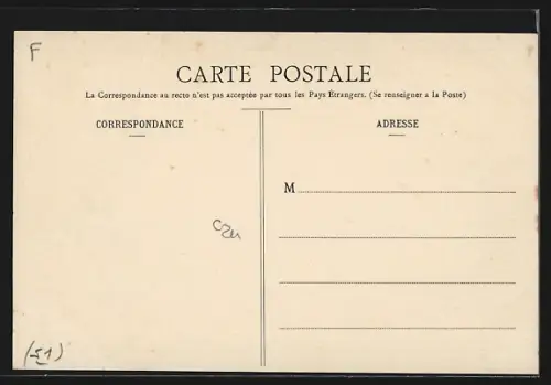 AK Vèze, Place de la Fontaine, Hôtel Boyer