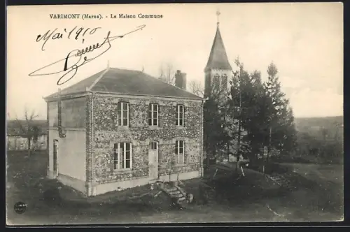 AK Varimont /Marne, La Maison Commune