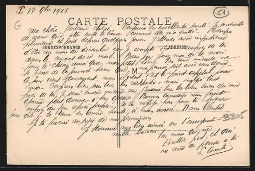 AK Vareddes /Marne, La Guerre 1914-15, La Grande Rue, Strassenpartie