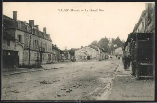 AK Valmy /Marne, La Grand` Rue, Strassenpartie