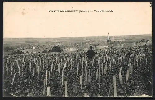 AK Villers-Marmery /Marne, Vue d`Ensemble