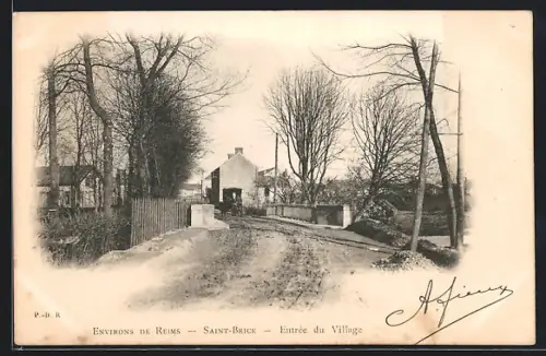 AK Saint-Brice, Entrée du Village