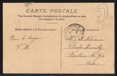 AK Saint-Just, Rue du Pavé bas, Strassenpartie