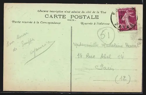 AK Suippes, Avenue de la Gare