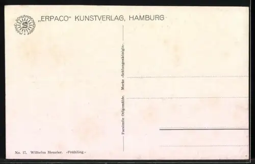 Ölgemälde-Imitations-AK Erpaco-Kunstverlag Nr. 17: Frühling