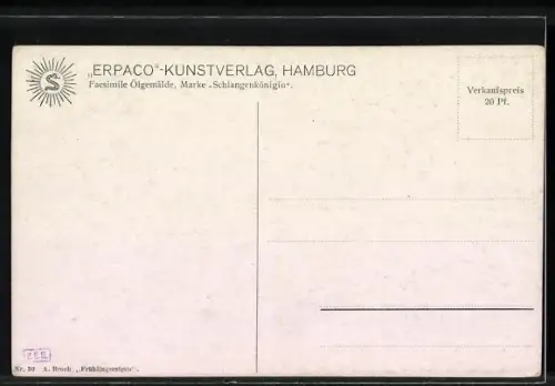 Ölgemälde-Imitations-AK Erpaco-Kunstverlag Nr. 30: Frühlingsreigen