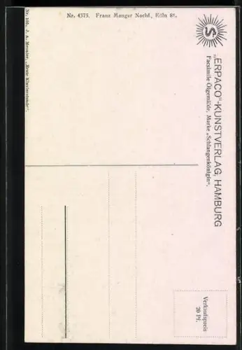 Künstler-AK Degi Nr. 516, Mädchen in der Klavierstunde