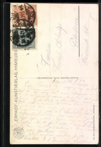 Künstler-AK Erpaco-Kunstverlag Nr. 517, Plauderei, Holländerinnen in Tracht im Gespräch