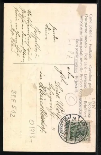 Künstler-AK Mädchen mit Rosen in voller Blüte, Herzlichen Glückwunsch zum Geburtstage