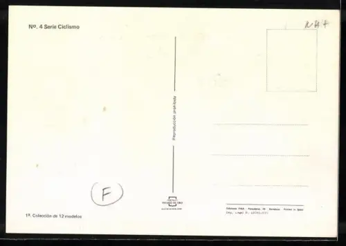AK Radrennfahrer Roger Swerts, Radsport