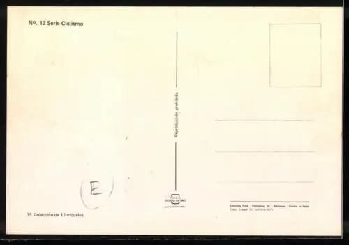 AK Radrennfahrer Luis Ocana, Radsport