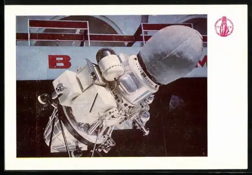 AK Automatische Mondstation Luna-9, Raumfahrt