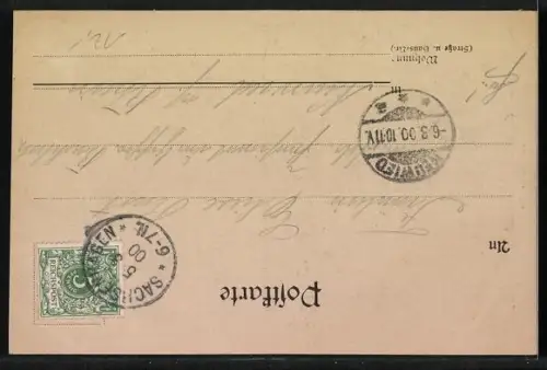 AK Dame entwischt dem Förster mit ihrem Fahrrad