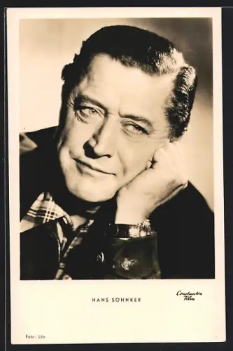 AK Schauspieler Hans Söhnker in dem Film Mein Freund der Dieb