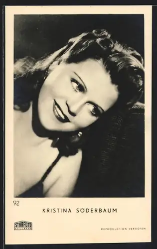 AK Schauspieler Kristina Söderbaum