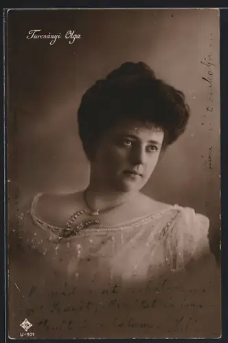 AK Schauspielerin Olga Turcsanyi im Portrait