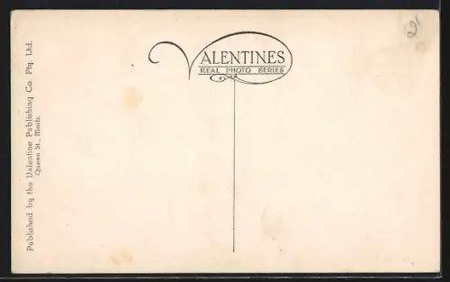 AK Melb. /Vic., Looking down Collins Street towards Spencer Street, Strassenbahn