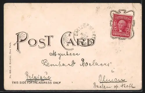 AK New York City, N. Y., Herald Square, Broadway and Sixth Avenue, Strassenbahn