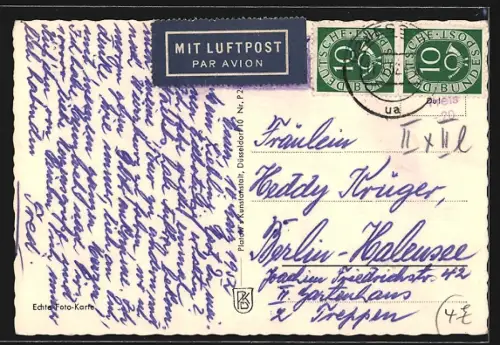 AK Essen, Stadtleben in der Kettwigerstrasse, Strassenbahn