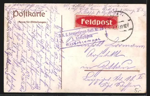 AK Leipzig, Neues Rathaus, Strassenbahn