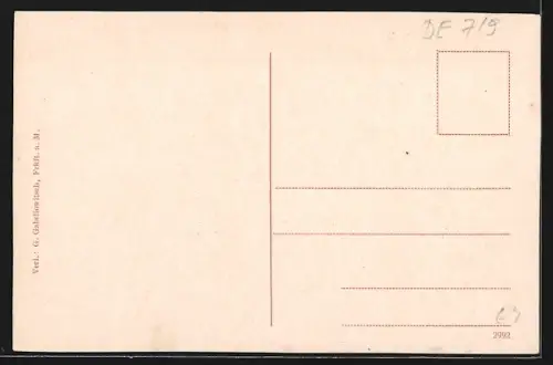 AK Franfurk a. M., Partie am Zirkus Schumann, Strassenbahn