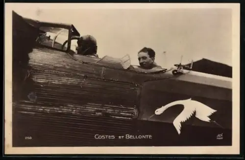 AK Costes et Bellonte, Flugzeug
