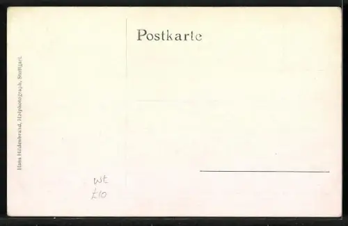 AK Echterdingen, Zeppelin nach dem Brand im August 1908
