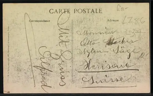 AK Compiègne, Le Zeppelin Abbatu
