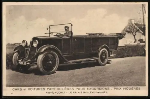 AK Autobus Robert Huchet mit Chauffeur