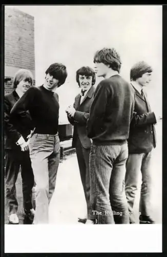 AK Musikergruppe The Rolling Stones beim Warten