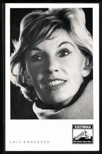 AK Musikerin Lale Andersen auf Electrola