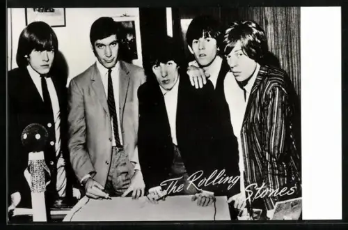 AK Musikergruppe The Rolling Stones in jungen Jahren