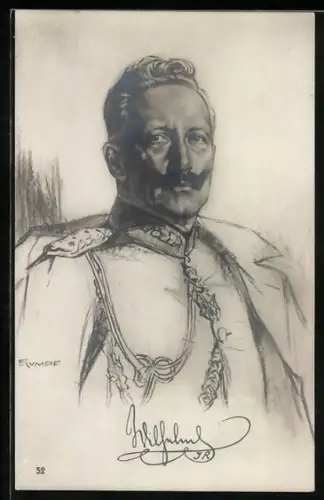 AK Portrait von Kaiser Wilhelm II.