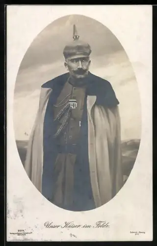 AK Kaiser Wilhelm II. im Felde