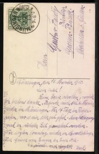 Künstler-AK Kaiser Wilhelm II. in Uniform mit Orden