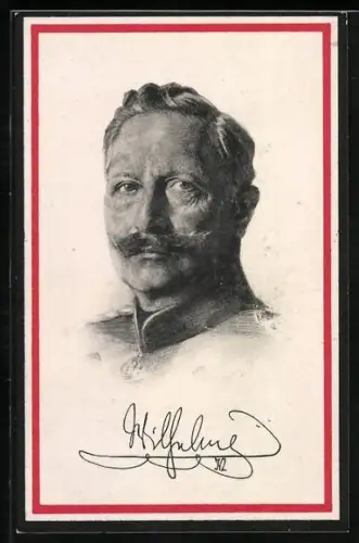 AK Kaiser Wilhelm II. im Portrait