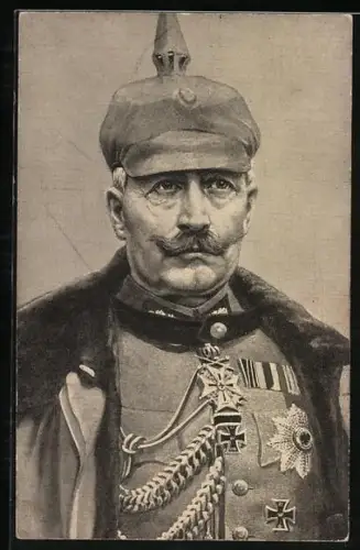 Künstler-AK W. Ebbinghaus: Kaiser Wilhelm II. im Porträt