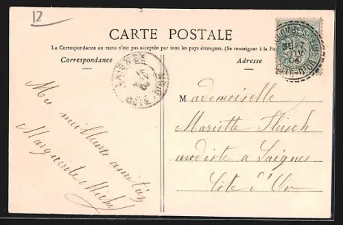 AK Ste-Colombe-sur-Seine, Vue generale des Forges