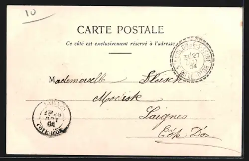 AK Ste-Colombe-sur-Seine /Côte-d`Or, Vue générale